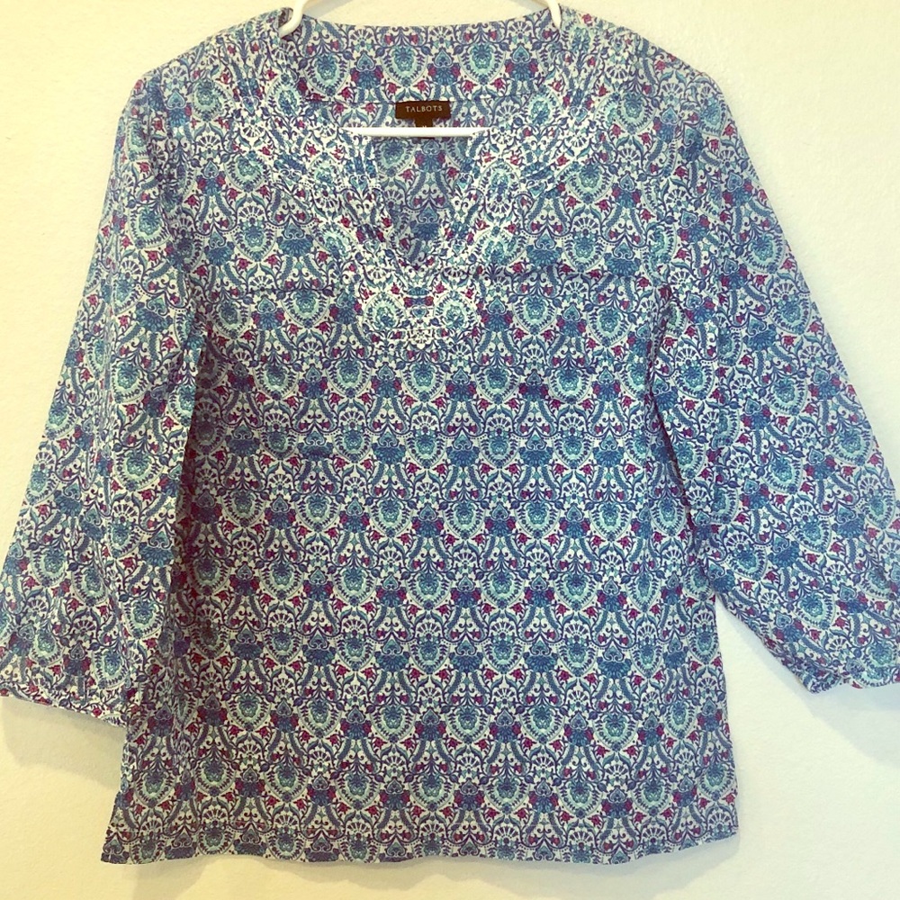 Talbots 100% Cotton Blouse